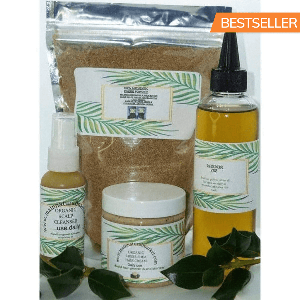 Main Natural Cosmetics Hair Care Free Chebe Hair Growth Bundle