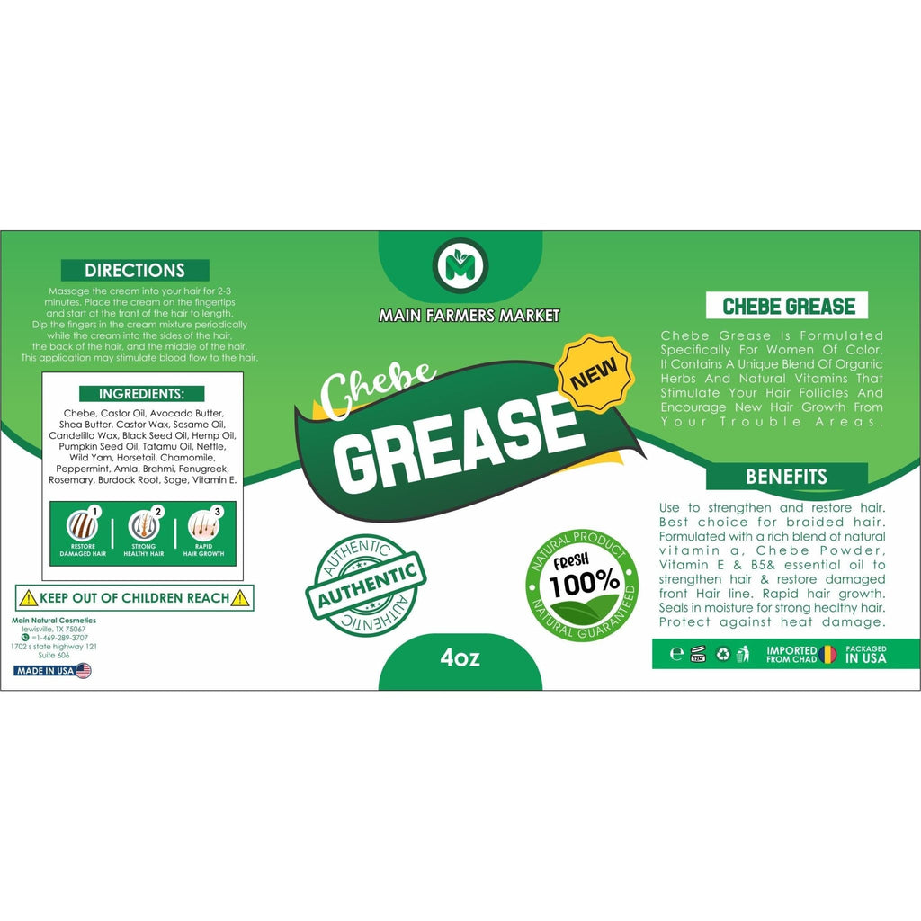 Main natural market Wholesale Chebe Hair  Grease